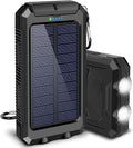 200000Mah Solar Power Bank Pack Waterproof 2USB LED Battery Charger Phone